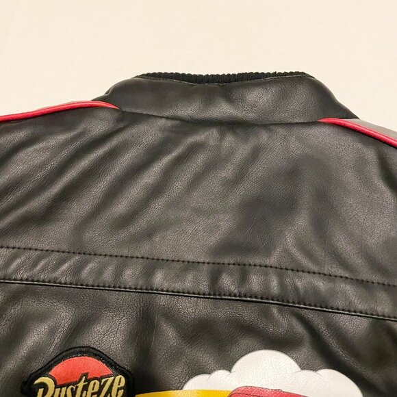Disney Lightning McQueen Faux Leather Kids Boys Jacket Size Medium - Picture 16 of 16